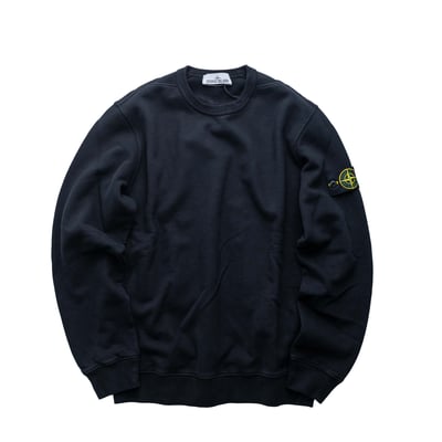 Stone Island 經典刷絨衛衣 黑1