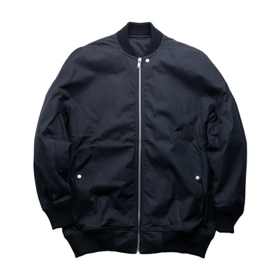 Rick Owens Jumbo peterflight 經典長版飛行外套黑1