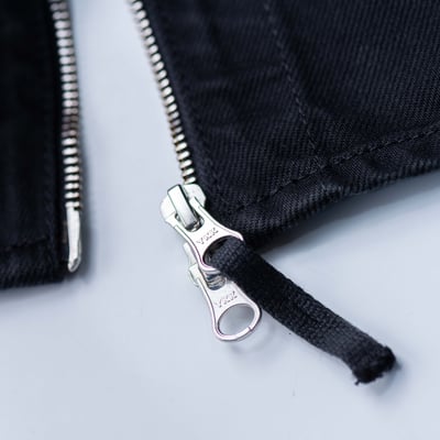 Stone Island 丹寧襯衫 黑4