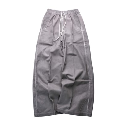 Rick Owens DRKSHDW Geth Bela 丹寧喇叭褲 塵灰1