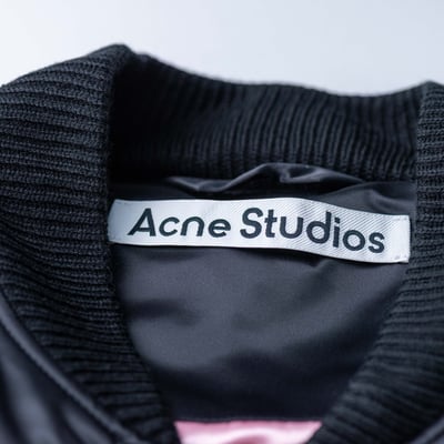 Acne Studios Logogram 飛行外套 黑8
