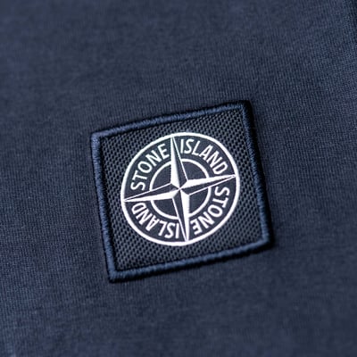Stone Island 經典羅盤徽章短袖 黑5