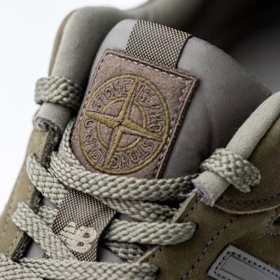 Stone Island x New Balance 991v2 英製運動鞋 軍綠6