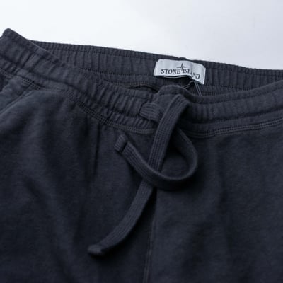 Stone Island 水洗棉短褲 黑7