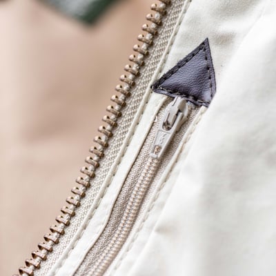 Barbour x Kaptain Sunshine Cruiser 翻領連帽外套 象牙白5