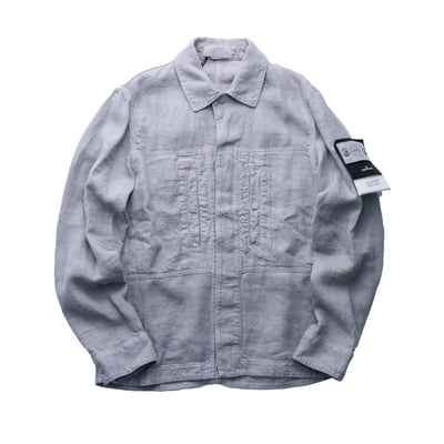 Stone Island Ghost 幽靈亞麻襯衫外套 沙漠色1
