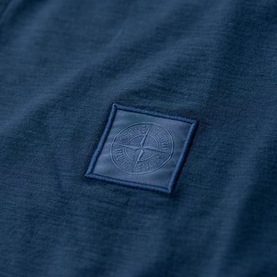 Stone Island Ghost 幽靈羅盤Polo長袖 石板藍5