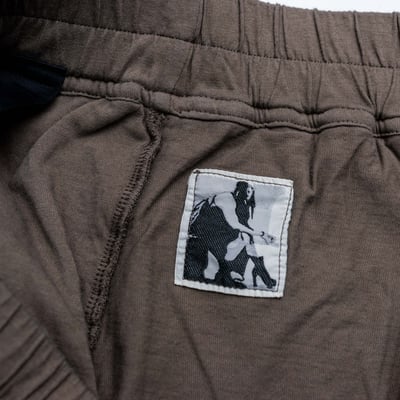 Rick Owens DRKSHDW Berlin 抽繩綿長褲 灰褐色8