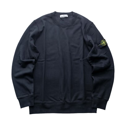 Stone Island 無刷絨經典衛衣 黑1