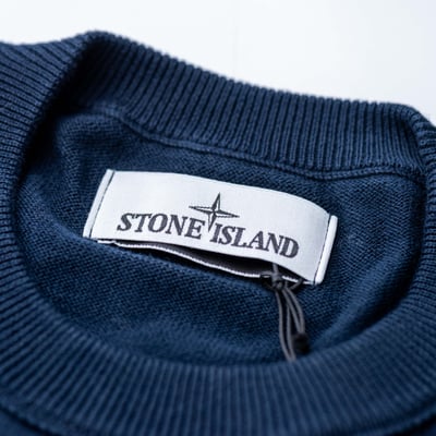 Stone Island 針織薄長袖 深藍4