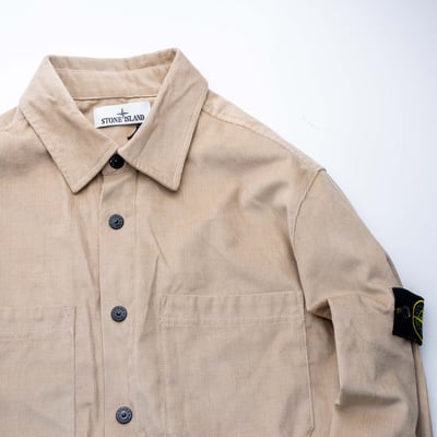 Stone Island 鈕扣襯衫 沙漠灰4