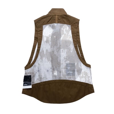 [ Stone Island Shadow Project ] Distorted ripstop organza-tc 咖啡色2