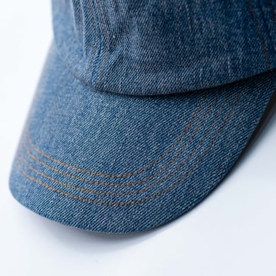 Acne Studios 貼皮丹寧老帽 牛仔藍4