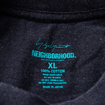 Neighborhood Yohji Yamamoto 山本耀司聯名短袖 碳灰7