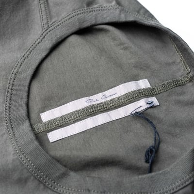 Rick Owens 主線 Jumbo 寬鬆短袖 墨綠6