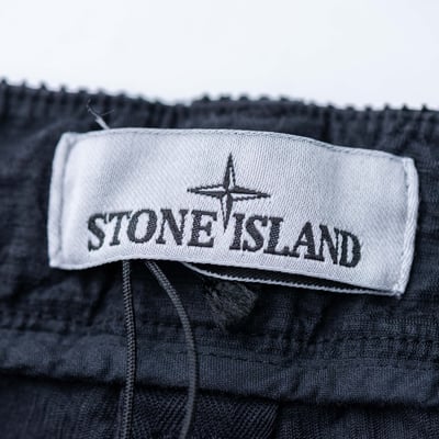 Stone Island 尼龍燈芯絨500寬褲 黑6