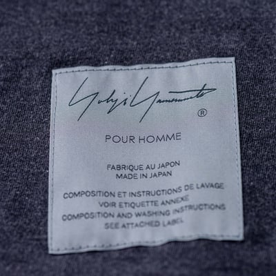 Neighborhood Yohji Yamamoto 山本耀司聯名短袖 碳灰6