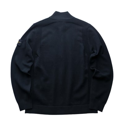 Stone islandRWS羊毛針織無帽外套 黑2