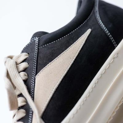Rick Owens 主線 Vintage 侵權 低筒 作舊皮革 黑7