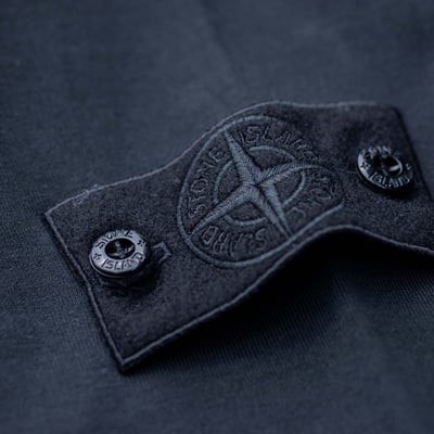 Stone Island Ghost 下襬無縮薄衛衣 黑5