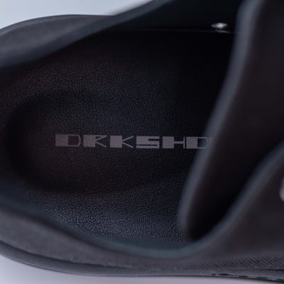 Rick Owens DRKSHDW Ramones Double Bumper 單寧厚底 全黑10