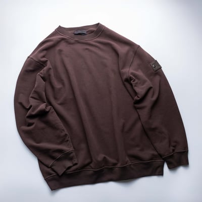 Stone Island Ghost 幽靈刷絨薄衛衣 灰褐色3