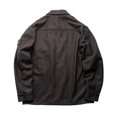 Stone Island Ghost 羊毛外套 深棕色2