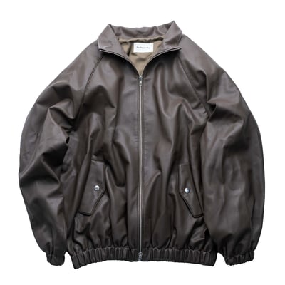 The Frankie Shop 人造皮革外套 棕色1