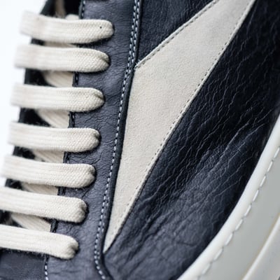 Rick Owens 主線 Vintage 羊皮低筒 黑5