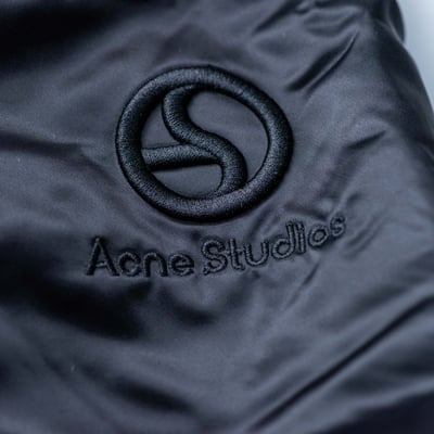Acne Studios Logogram 飛行外套 黑6