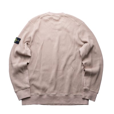 Stone Island 華夫格衛衣 沙色2