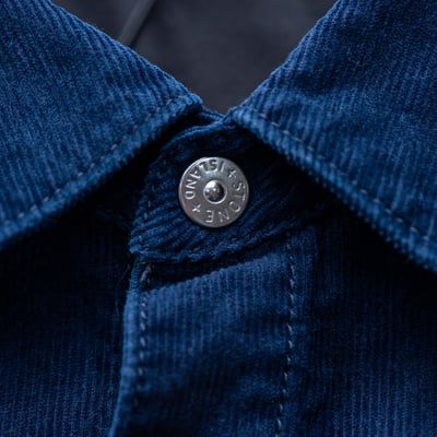 Stone Island 丹寧燈芯絨襯衫 藍5
