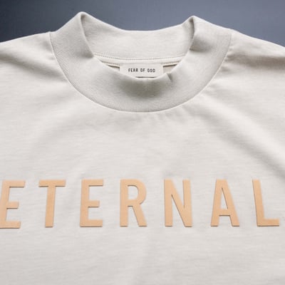 Fear of god-eternal 短袖 奶油白9
