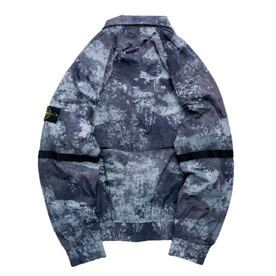 Stone Island Dissolving Grid Camual Print Jacket 格紋迷彩外套 灰色2