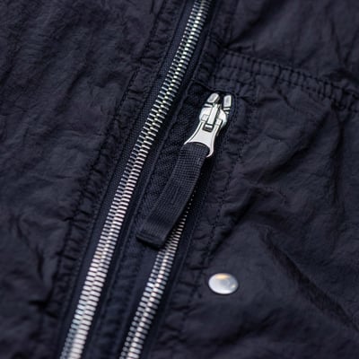 Stone Island 金屬尼龍襯衫 黑6