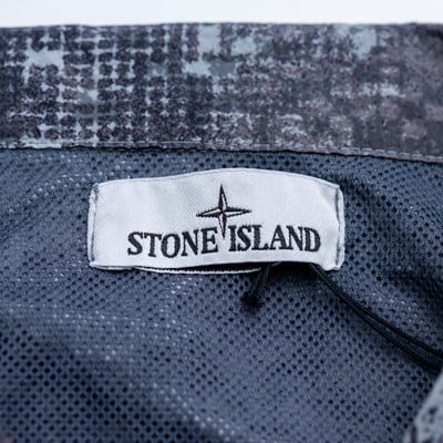 Stone Island Dissolving Grid Camual Print Jacket 格紋迷彩外套 灰色7