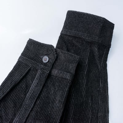 Rick Owens 主線 Work shirt linen 燈芯絨工作襯衫 黑7