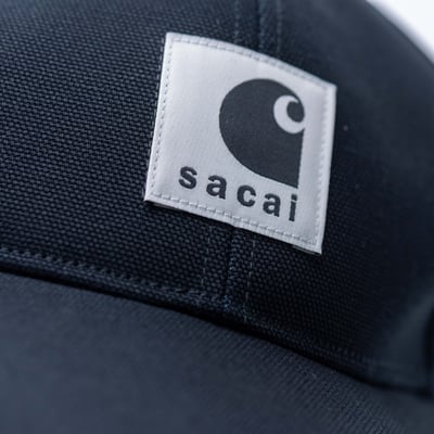 Sacai x Carhartt 聯名老帽 黑4