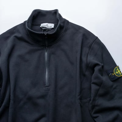 Stone Island 半拉鏈立領衛衣 黑4