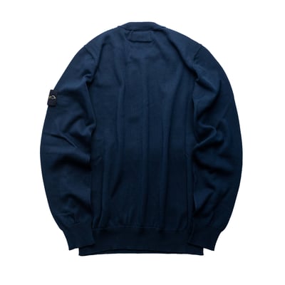 Stone Island 針織薄長袖 深藍2