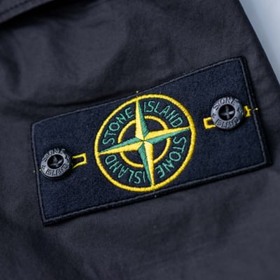 Stone Island 標準錐形彈性纖維口袋長褲 黑5