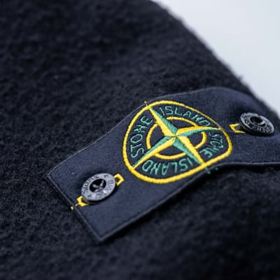 Stone Island 羊毛襯衫外套 黑6