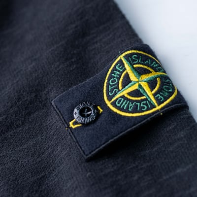 Stone Island 立領棉外套 黑7