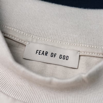 Fear of god-eternal 短袖 奶油白4