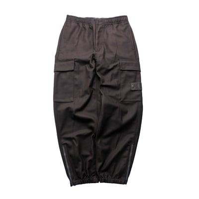 Stone Island Ghost 幽靈羊毛寬褲 灰褐色1