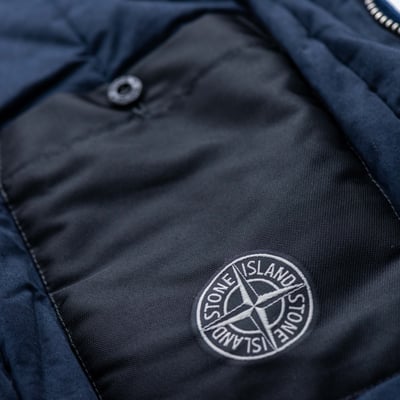 Stone Island 單寧系列 燈心絨羽絨寬短外套 藍10