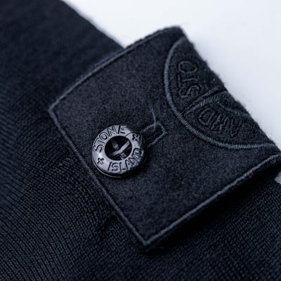 Stone Island Ghost 幽靈羊毛薄針織毛衣 黑色7