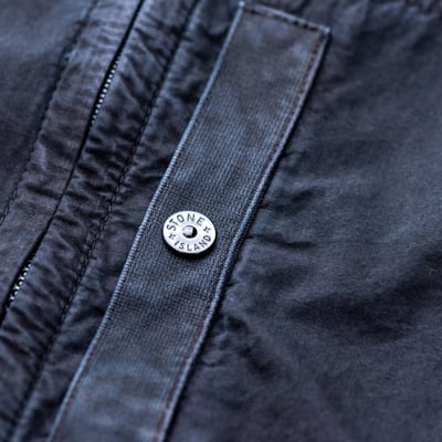 Stone Island 水洗工裝襯衫外套 黑5