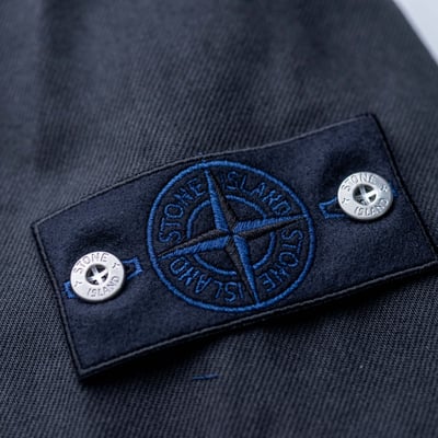 Stone Island 丹寧襯衫 黑5