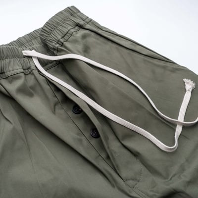 Rick Owens 主線 Cropped 九分褲 墨綠5